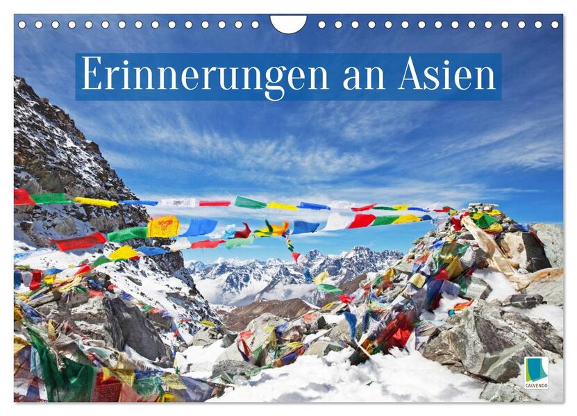 Erinnerungen an Asien (Wandkalender 2026 DIN A4 quer) CALVENDO Monatskalender