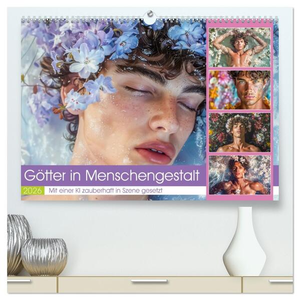Götter in Menschengestalt (hochwertiger Premium Wandkalender 2026 DIN A2 quer) Kunstdruck in Hochglanz