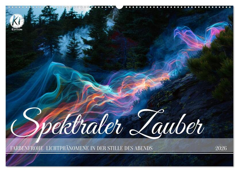 Spektraler Zauber (Wandkalender 2026 DIN A2 quer) CALVENDO Monatskalender