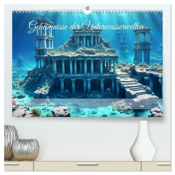Geheimnisse der Unterwasserwelten (hochwertiger Premium Wandkalender 2026 DIN A2 quer) Kunstdruck in Hochglanz