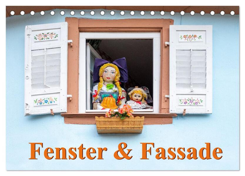 Fenster & Fassade (Tischkalender 2026 DIN A5 quer) CALVENDO Monatskalender