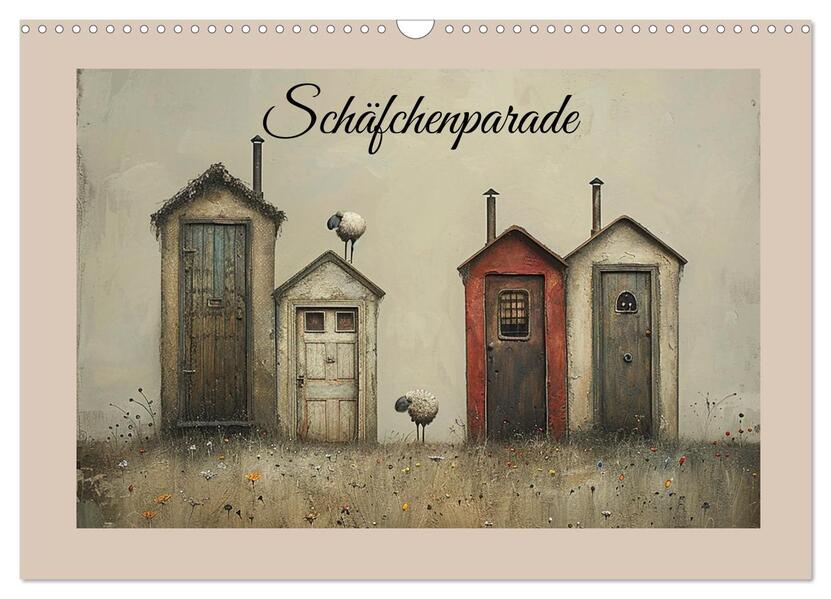 Schäfchenparade (Wandkalender 2026 DIN A3 quer) CALVENDO Monatskalender