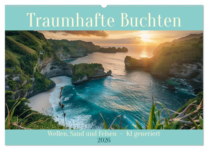 Traumhafte Buchten (Wandkalender 2026 DIN A2 quer) CALVENDO Monatskalender