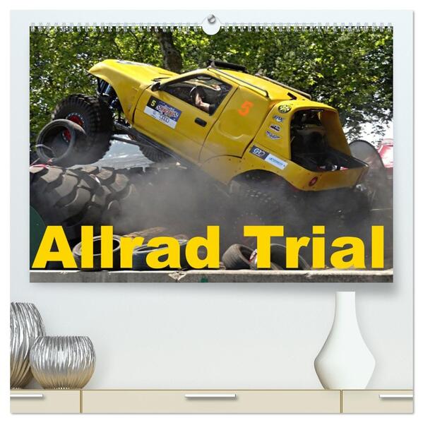 Allrad Trial (hochwertiger Premium Wandkalender 2026 DIN A2 quer) Kunstdruck in Hochglanz