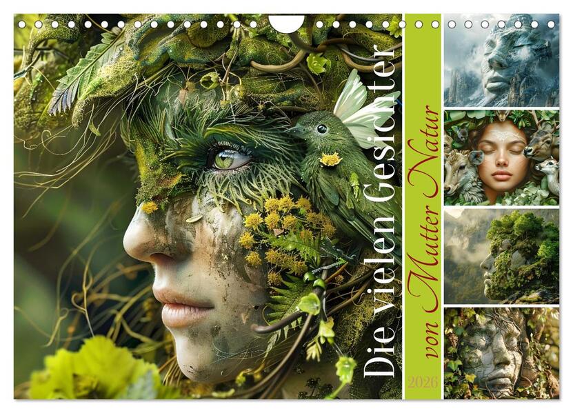 Die vielen Gesichter von Mutter Natur (Wandkalender 2026 DIN A4 quer) CALVENDO Monatskalender