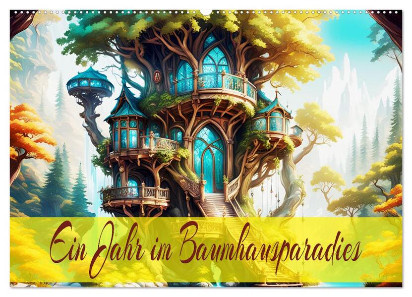 Ein Jahr im Baumhausparadies (Wandkalender 2026 DIN A2 quer) CALVENDO Monatskalender