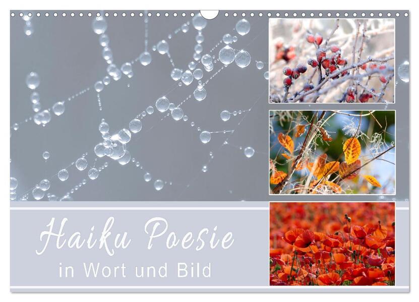 Haiku Poesie in Wort und Bild (Wandkalender 2026 DIN A3 quer) CALVENDO Monatskalender