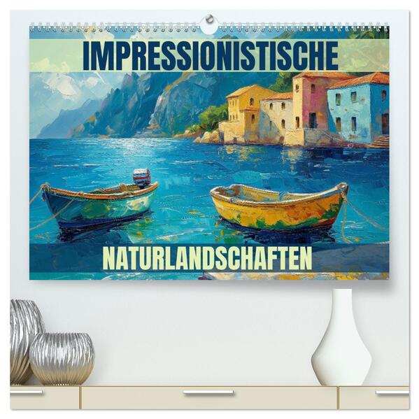Impressionistische Naturlandschaften (hochwertiger Premium Wandkalender 2026 DIN A2 quer) Kunstdruck in Hochglanz