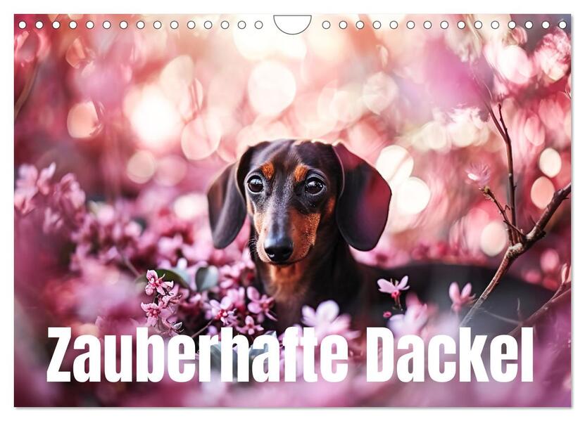 Zauberhafte Dackel (Wandkalender 2026 DIN A4 quer) CALVENDO Monatskalender