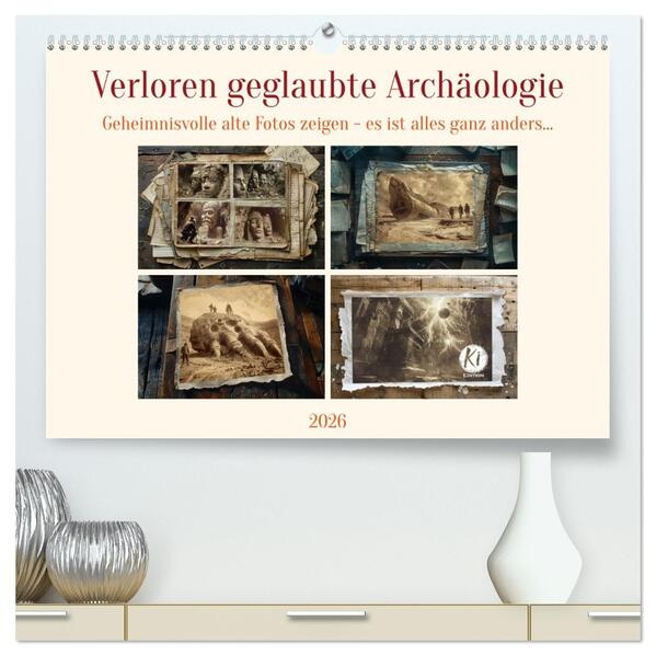 Verloren geglaubte Archäologie (hochwertiger Premium Wandkalender 2026 DIN A2 quer) Kunstdruck in Hochglanz