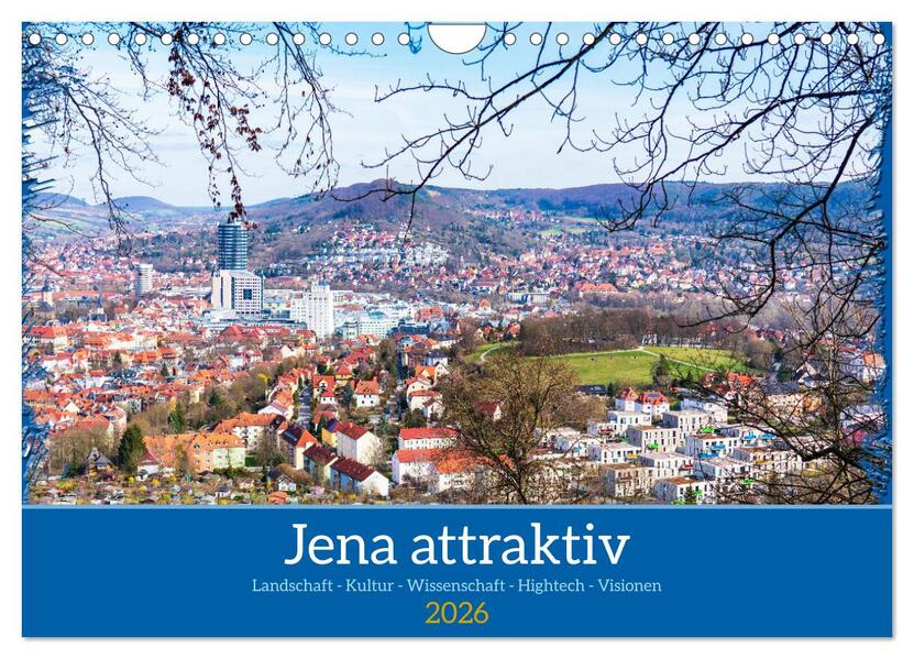 Jena attraktiv (Wandkalender 2026 DIN A4 quer) CALVENDO Monatskalender