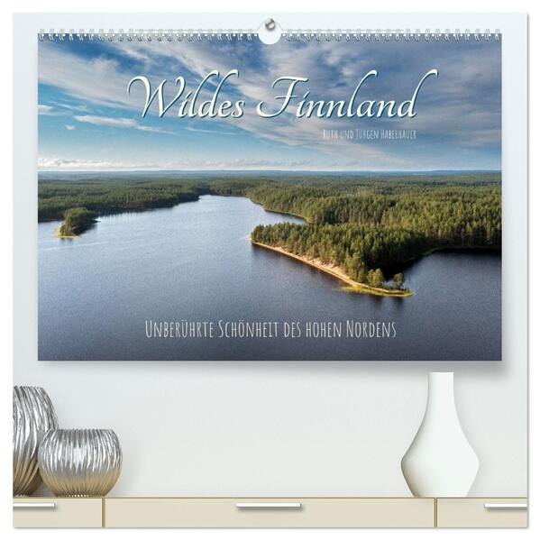 Wildes Finnland (hochwertiger Premium Wandkalender 2026 DIN A2 quer) Kunstdruck in Hochglanz