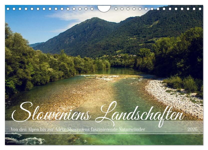 Slowenische Landschaften (Wandkalender 2026 DIN A4 quer) CALVENDO Monatskalender