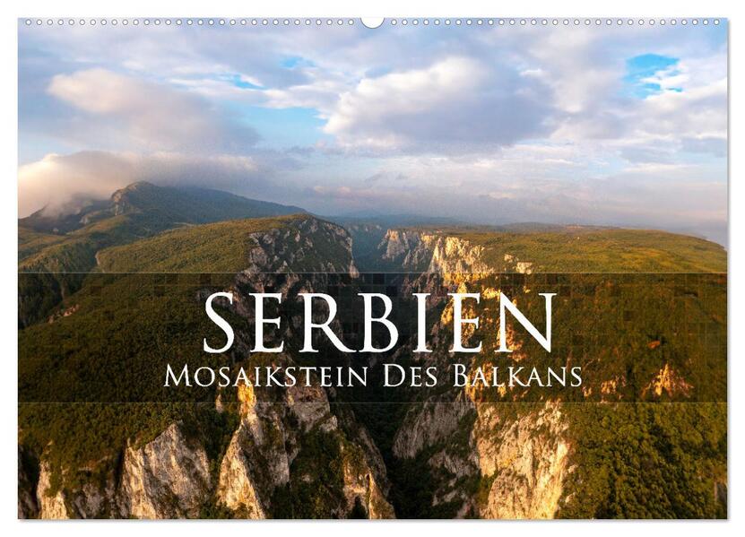 Serbien - Mosaikstein des Balkans (Wandkalender 2026 DIN A2 quer) CALVENDO Monatskalender