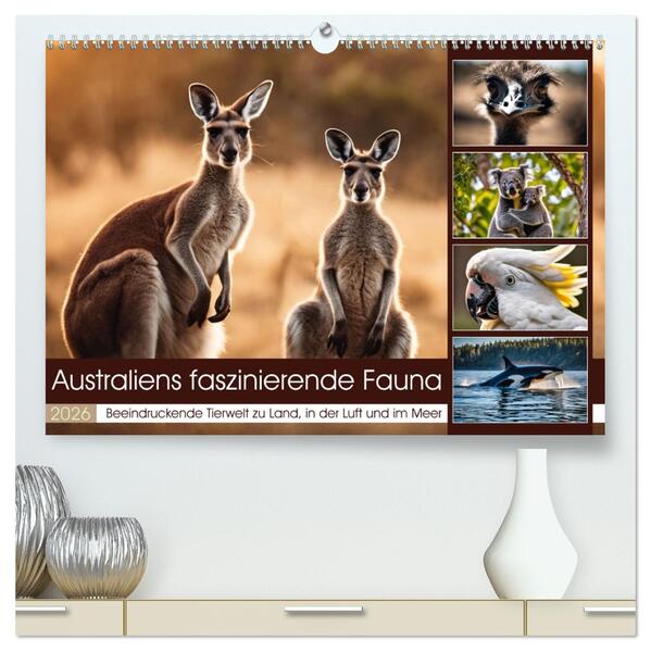 Australiens faszinierende Fauna (hochwertiger Premium Wandkalender 2026 DIN A2 quer) Kunstdruck in Hochglanz