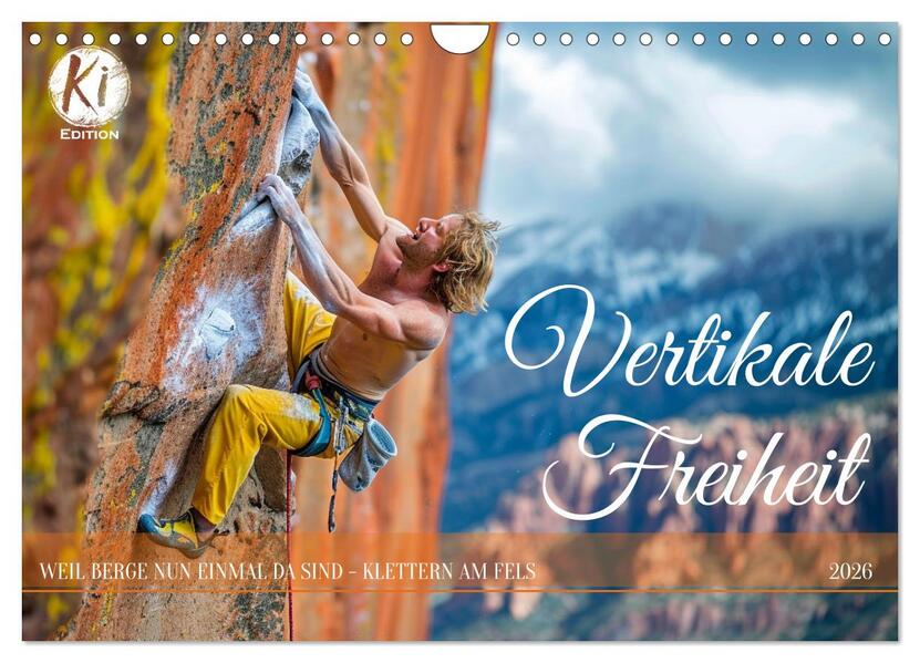 Vertikale Freiheit (Wandkalender 2026 DIN A4 quer) CALVENDO Monatskalender