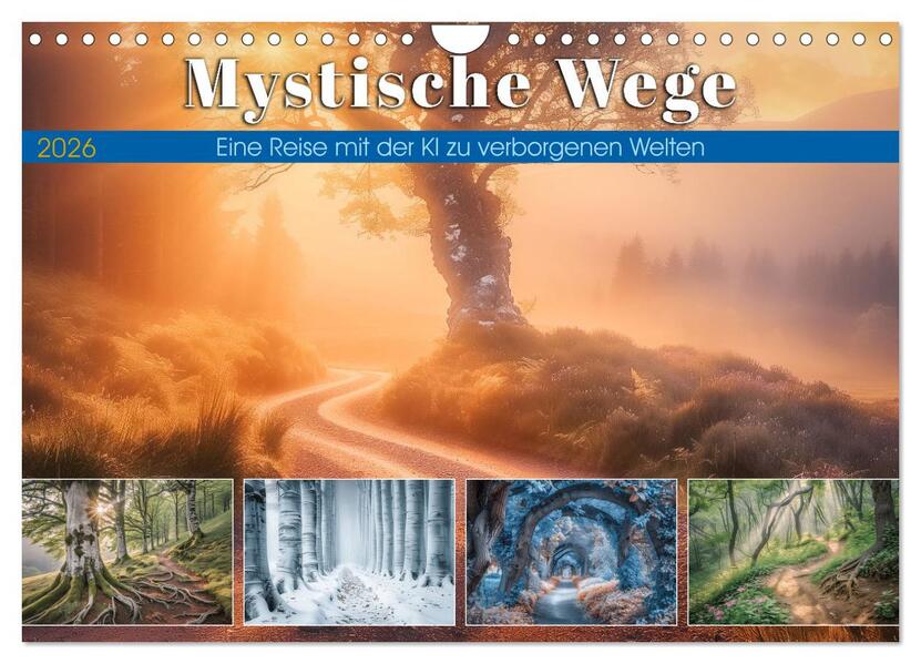 Mystische Wege (Wandkalender 2026 DIN A4 quer) CALVENDO Monatskalender