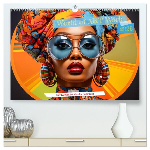 World of Art Work (hochwertiger Premium Wandkalender 2026 DIN A2 quer) Kunstdruck in Hochglanz