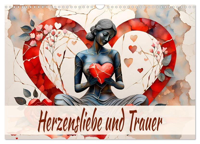 Herzensliebe und Trauer (Wandkalender 2026 DIN A3 quer) CALVENDO Monatskalender