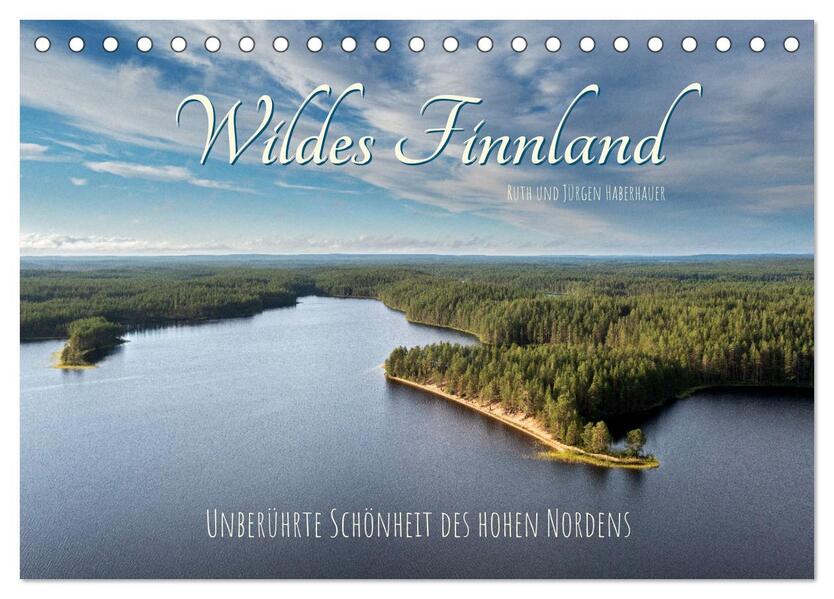 Wildes Finnland (Tischkalender 2026 DIN A5 quer) CALVENDO Monatskalender