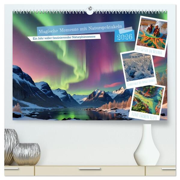 Magische Momente mit Naturspektakeln (hochwertiger Premium Wandkalender 2026 DIN A2 quer) Kunstdruck in Hochglanz