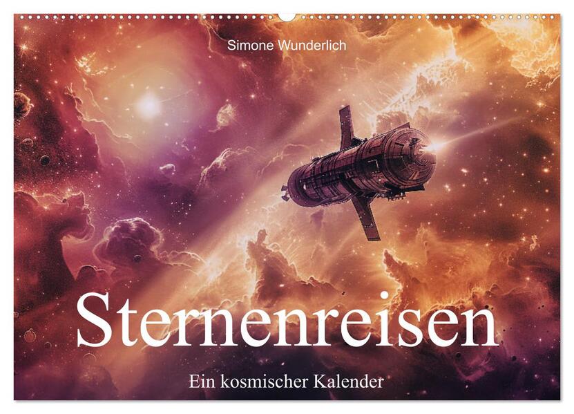 Sternenreisen - Ein kosmischer Kalender (Wandkalender 2026 DIN A2 quer) CALVENDO Monatskalender