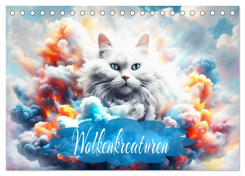 Wolkenkreaturen (Tischkalender 2026 DIN A5 quer) CALVENDO Monatskalender