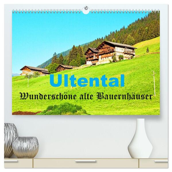 Ultental Wunderschöne alte Bauernhäuser (hochwertiger Premium Wandkalender 2026 DIN A2 quer) Kunstdruck in Hochglanz