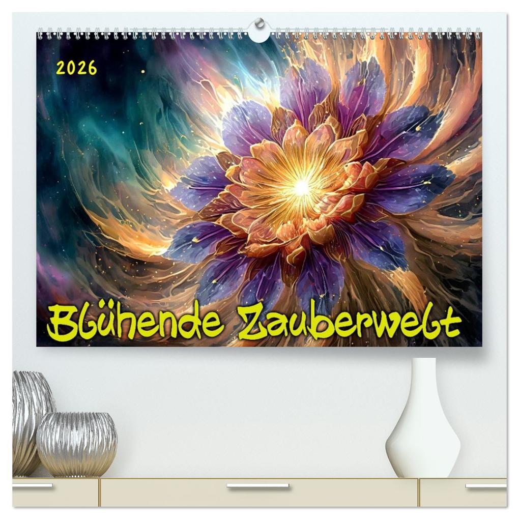 Blühende Zauberwelt (hochwertiger Premium Wandkalender 2026 DIN A2 quer) Kunstdruck in Hochglanz