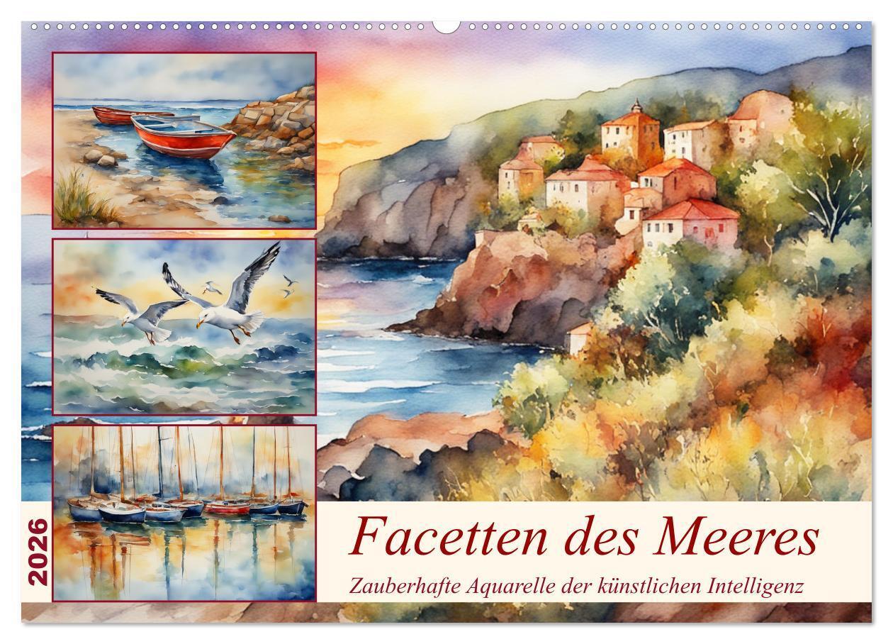 Facetten des Meeres (Wandkalender 2026 DIN A2 quer) CALVENDO Monatskalender