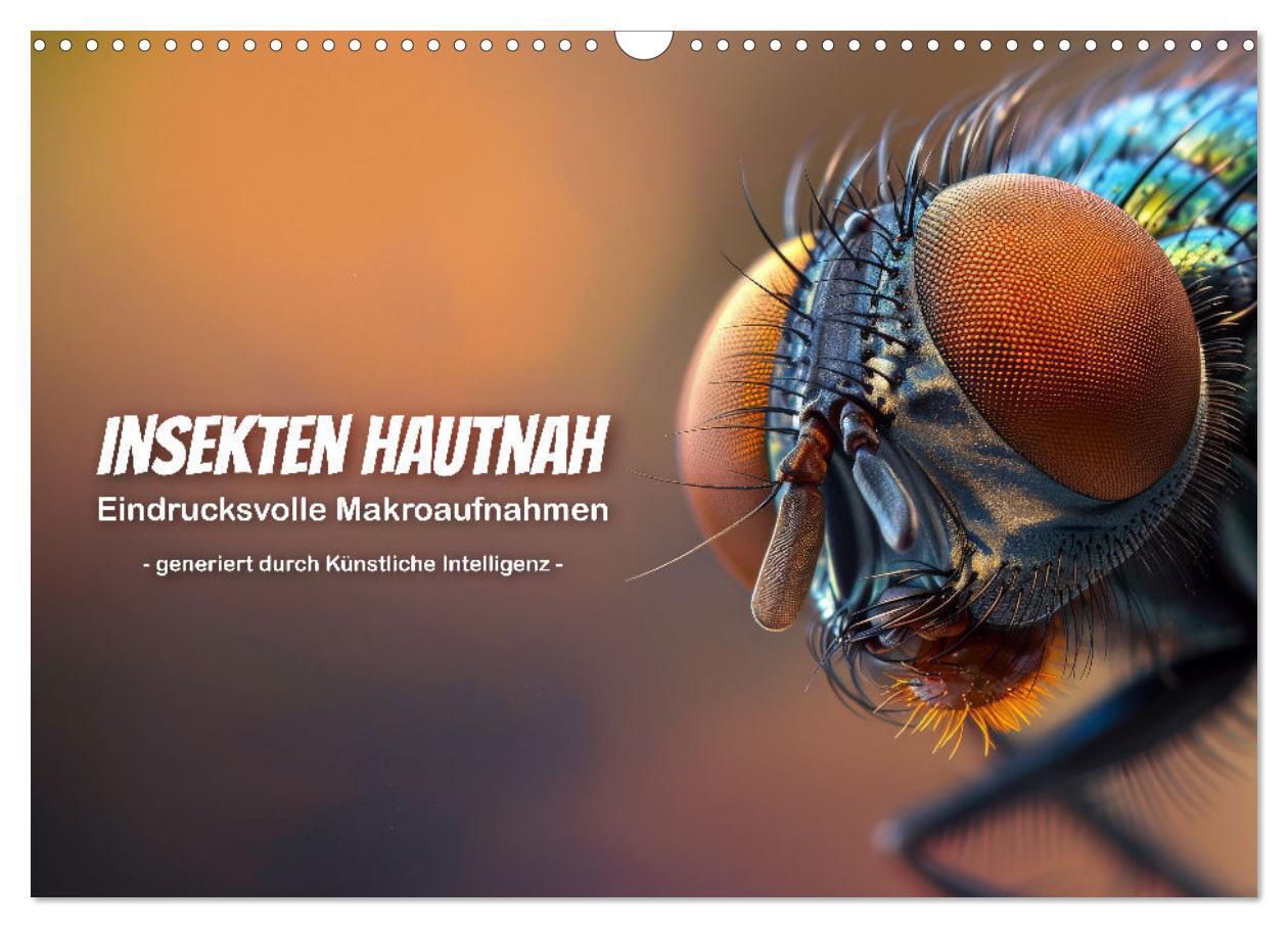 Insekten hautnah (Wandkalender 2026 DIN A3 quer) CALVENDO Monatskalender