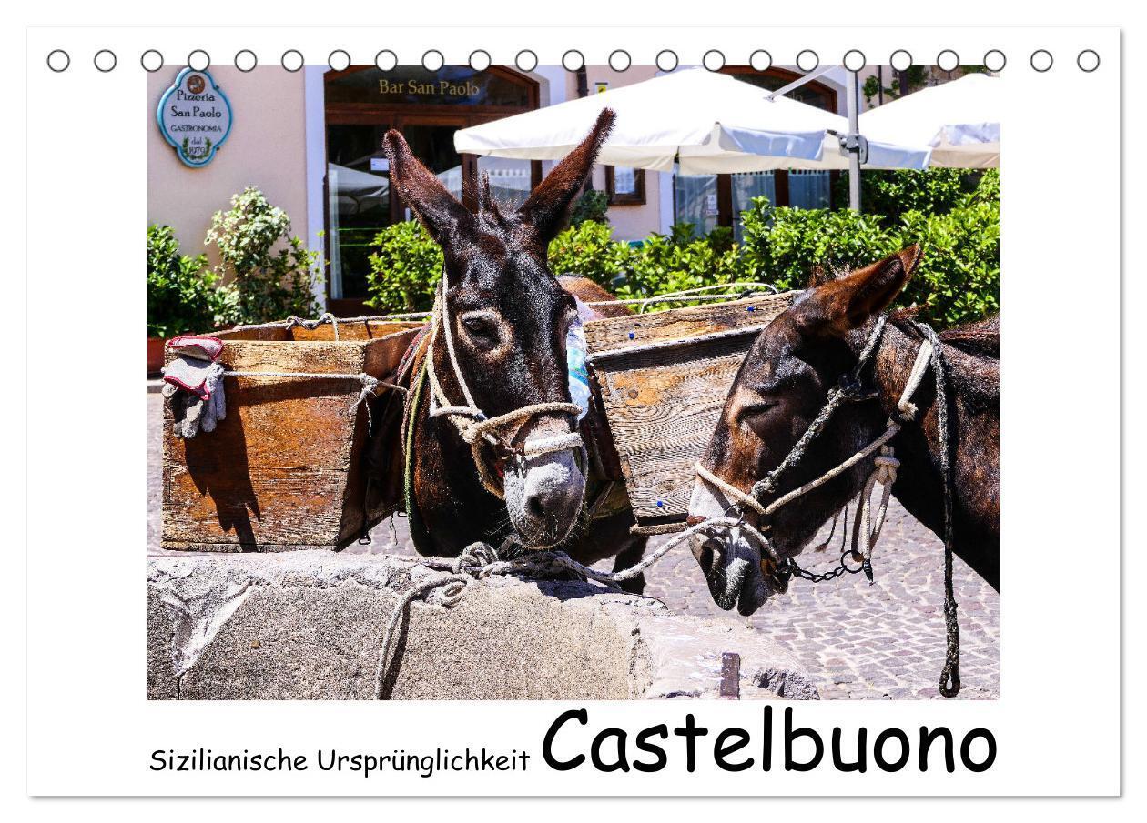 Sizilianische Ursprünglichkeit Castelbuono (Tischkalender 2026 DIN A5 quer) CALVENDO Monatskalender