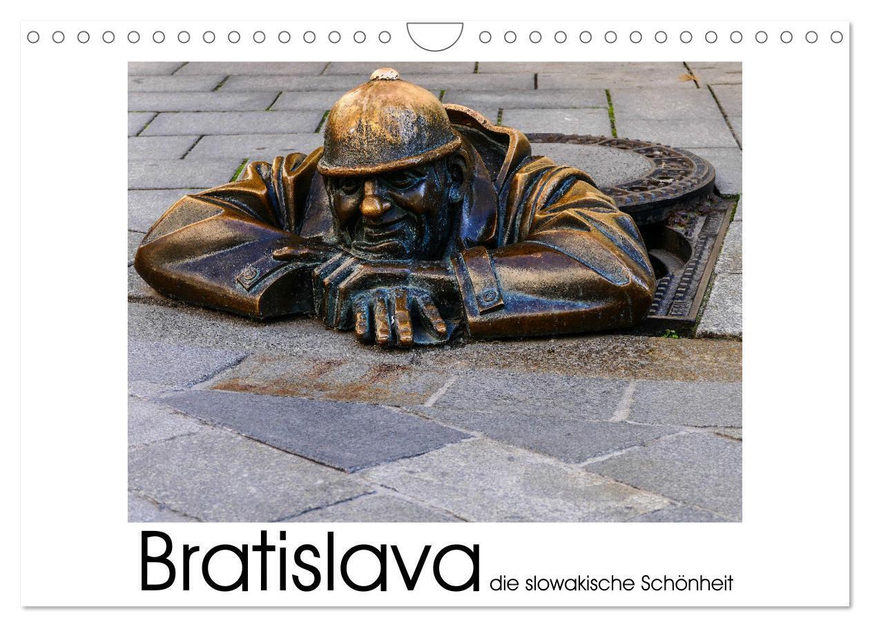 Bratislava die slowakische Schönheit (Wandkalender 2026 DIN A4 quer) CALVENDO Monatskalender