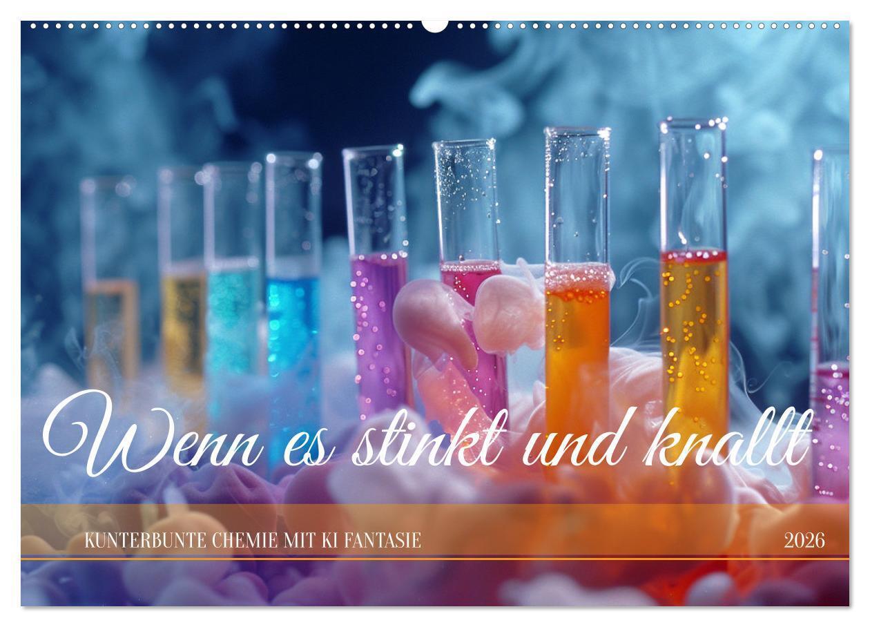 Wenn es stinkt und knallt (Wandkalender 2026 DIN A2 quer) CALVENDO Monatskalender