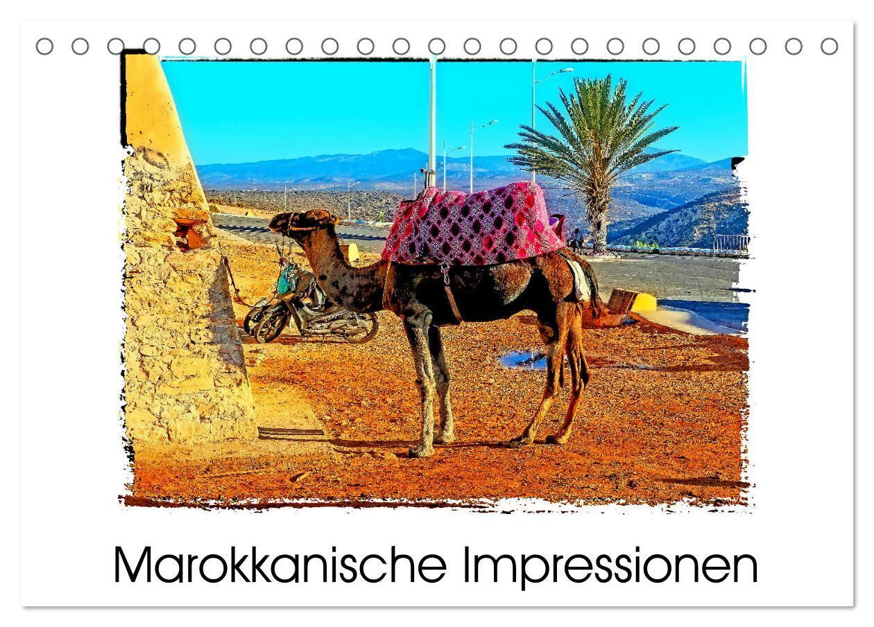 Marokkanische Impressionen (Tischkalender 2026 DIN A5 quer) CALVENDO Monatskalender