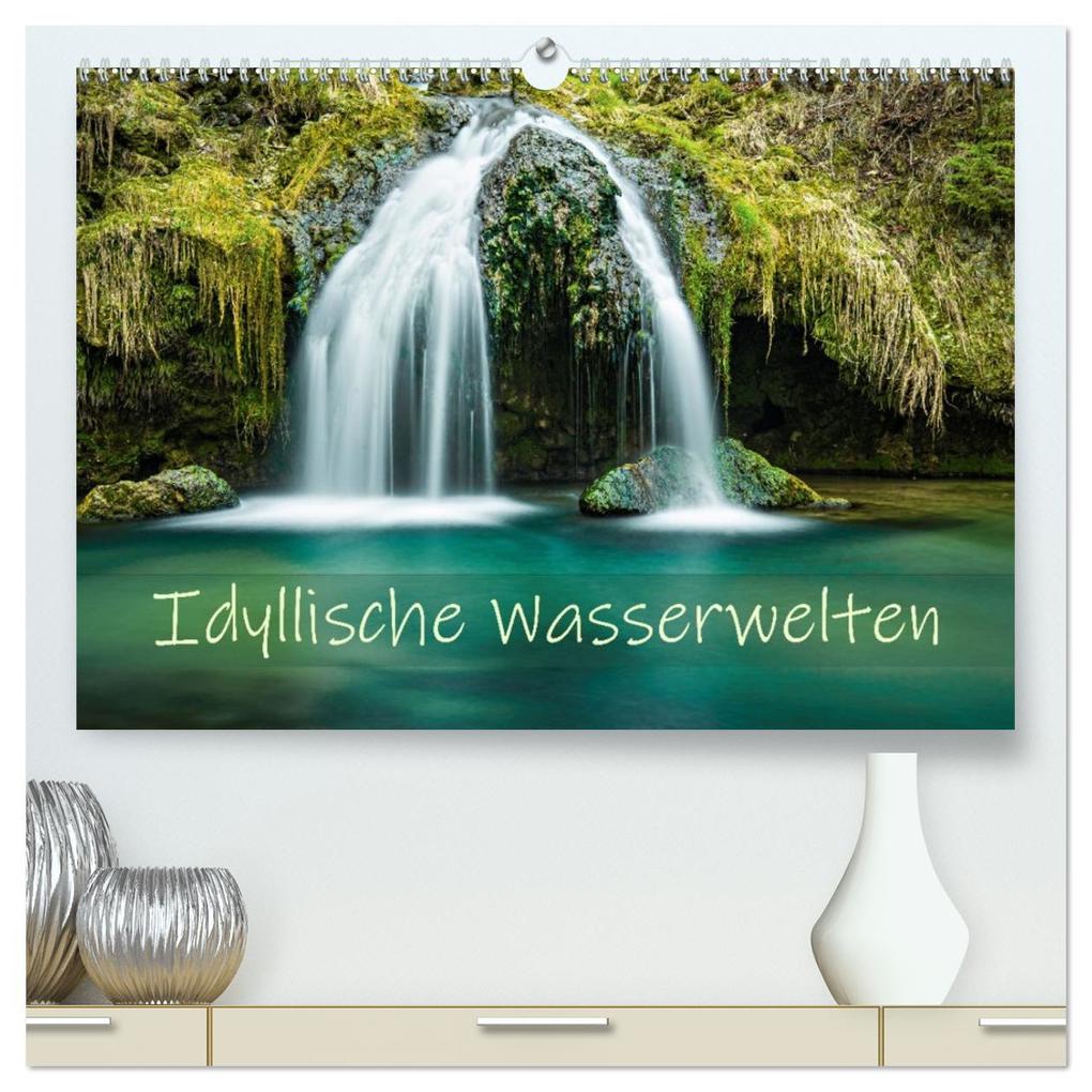 Idyllische Wasserwelten (hochwertiger Premium Wandkalender 2026 DIN A2 quer) Kunstdruck in Hochglanz