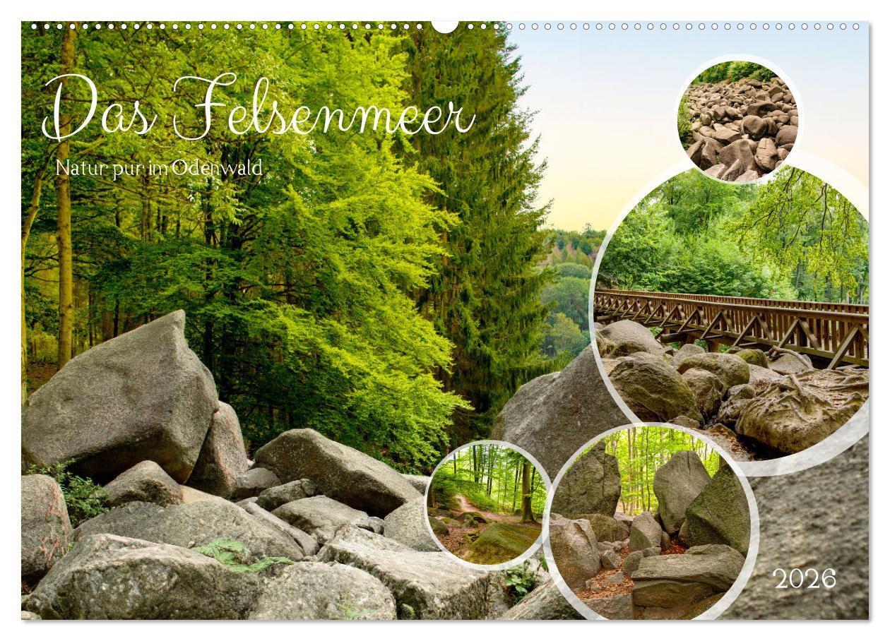 Das Felsenmeer - Natur pur im Odenwald (Wandkalender 2026 DIN A2 quer) CALVENDO Monatskalender