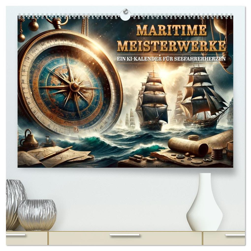 Maritime Meisterwerke: Ein KI-Kalender für Seefahrerherzen (hochwertiger Premium Wandkalender 2026 DIN A2 quer) Kunstdruck in Hochglanz
