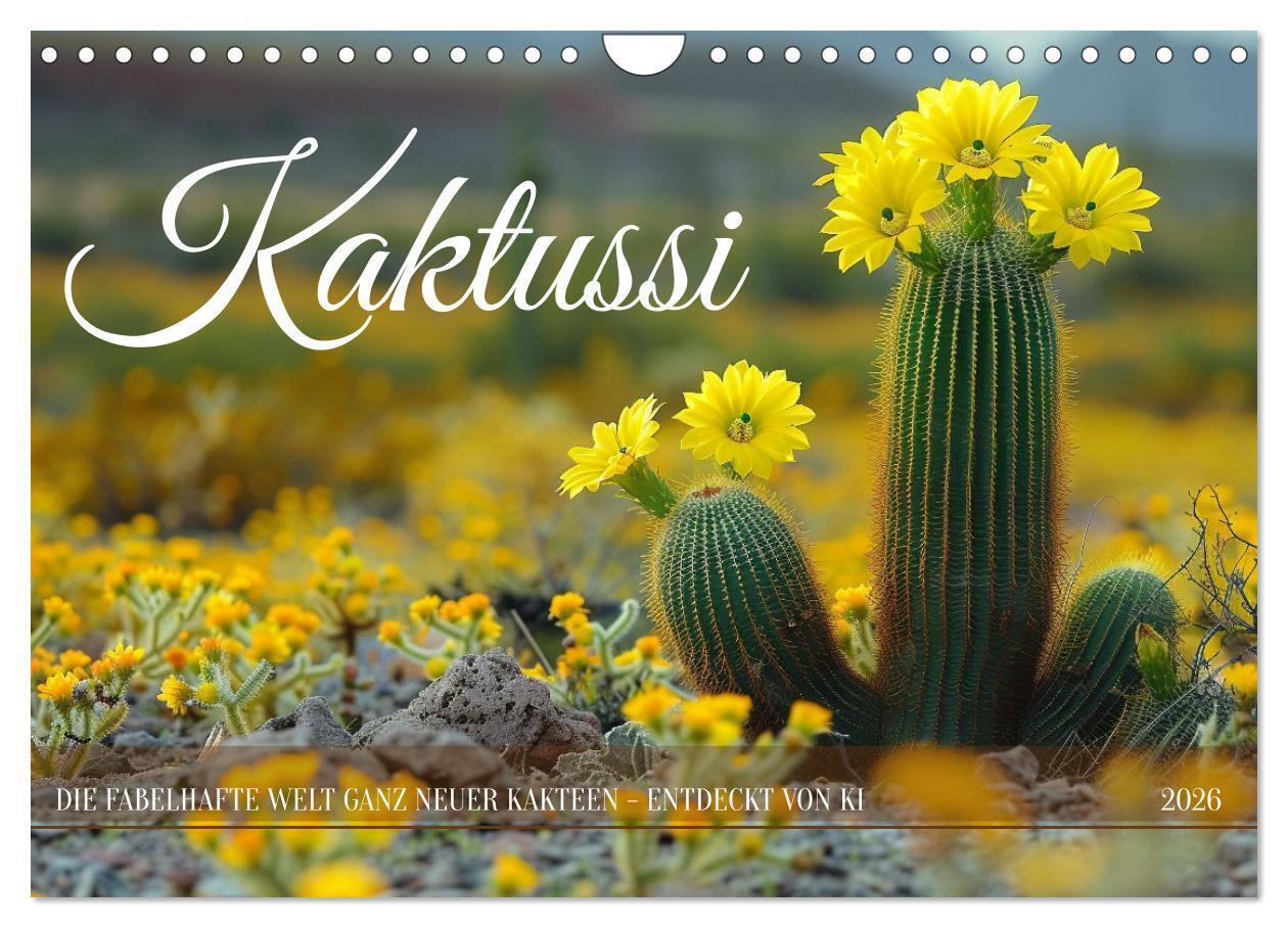 Kaktussi (Wandkalender 2026 DIN A4 quer) CALVENDO Monatskalender