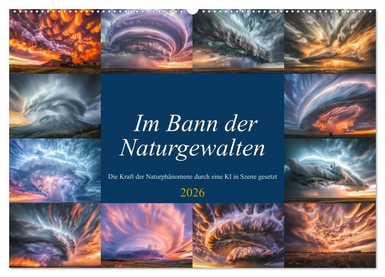 Im Bann der Naturgewalten (Wandkalender 2026 DIN A2 quer) CALVENDO Monatskalender