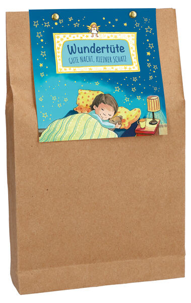 Butzon & Bercker Wundertüte Gute Nacht kleiner Schatz - liebevoll gefüllte Geschenktüte mit kleinen Überraschungen zum Einschlafen ideales Geschenk für Kinder und das Abendritual