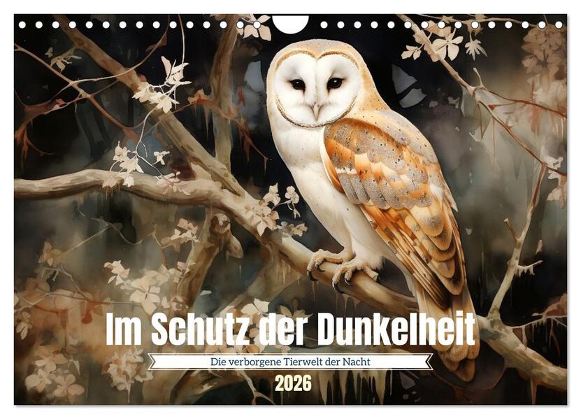 Im Schutz der Dunkelheit (Wandkalender 2026 DIN A4 quer) CALVENDO Monatskalender