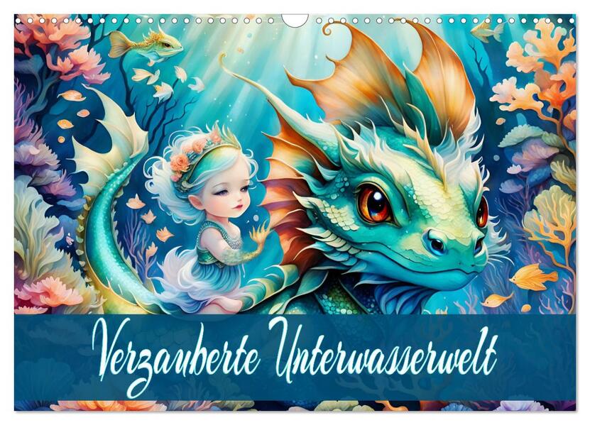 Verzauberte Unterwasserwelt (Wandkalender 2026 DIN A3 quer) CALVENDO Monatskalender