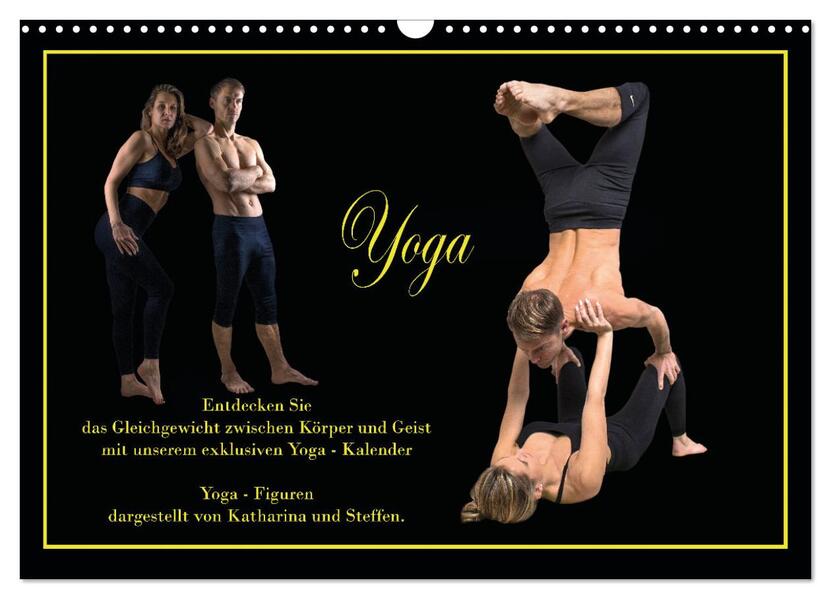 Yoga - Asana (Wandkalender 2026 DIN A3 quer) CALVENDO Monatskalender