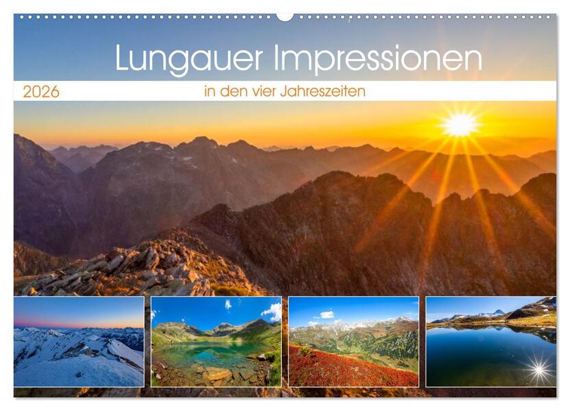 Lungauer Impressionen (Wandkalender 2026 DIN A2 quer) CALVENDO Monatskalender