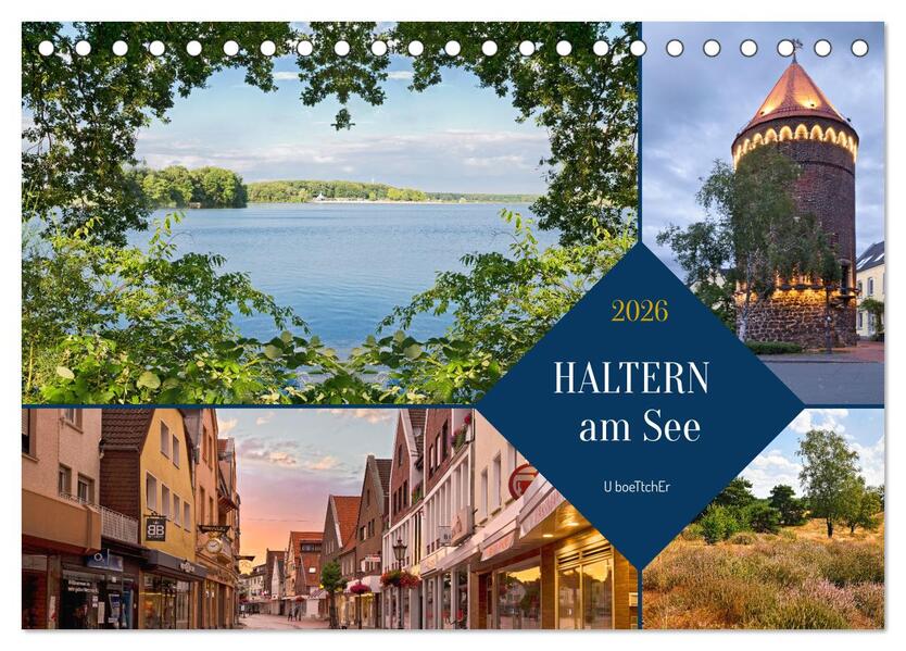 Haltern am See (Tischkalender 2026 DIN A5 quer) CALVENDO Monatskalender