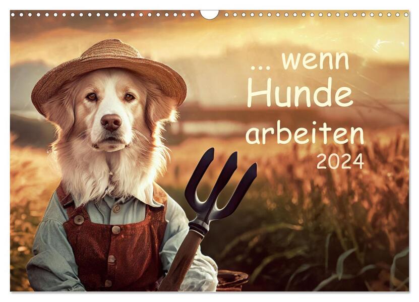 Wenn Hunde arbeiten (Wandkalender 2026 DIN A3 quer) CALVENDO Monatskalender