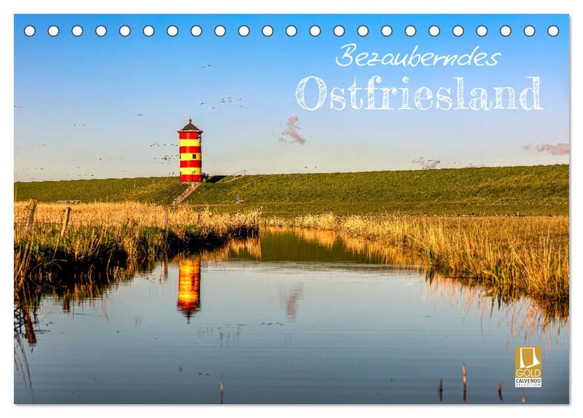 Bezauberndes Ostfriesland (Tischkalender 2026 DIN A5 quer) CALVENDO Monatskalender