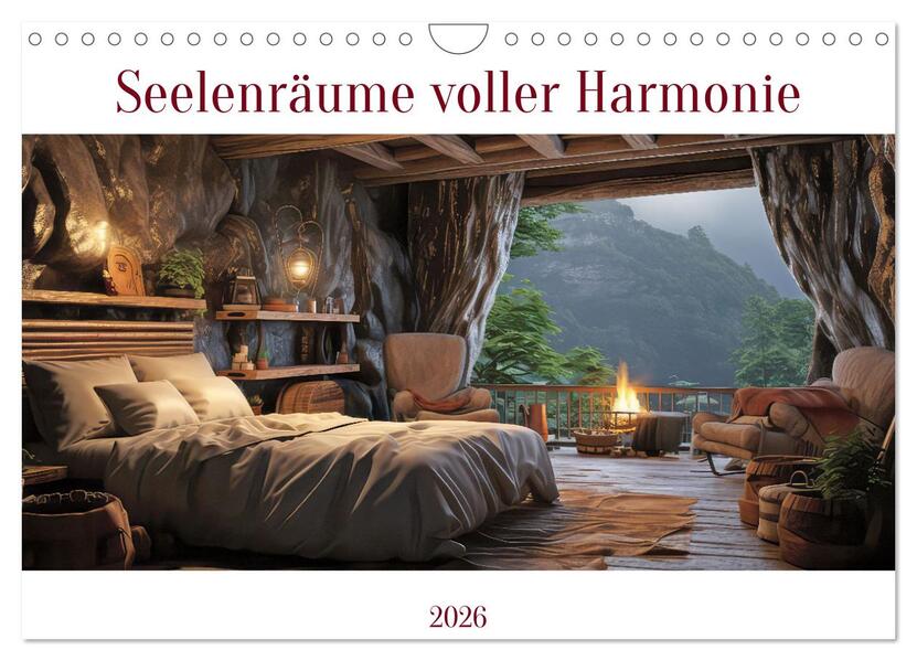 Seelenräume voller Harmonie (Wandkalender 2026 DIN A4 quer) CALVENDO Monatskalender
