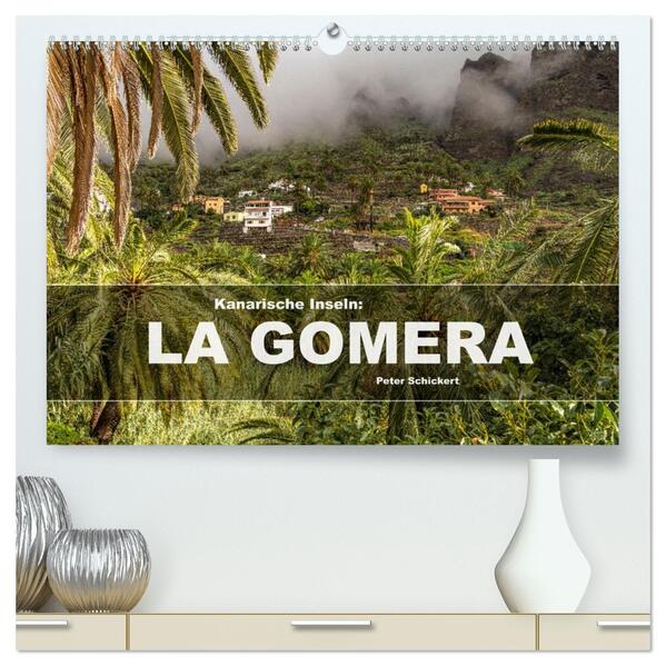 Kanarische Inseln: La Gomera (hochwertiger Premium Wandkalender 2026 DIN A2 quer) Kunstdruck in Hochglanz